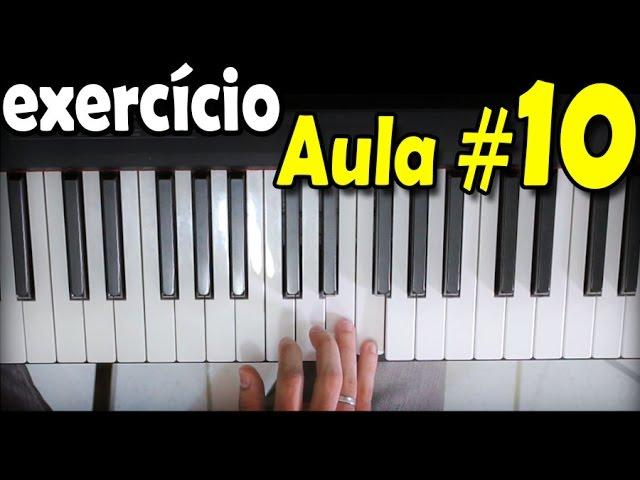 Aula de Teclado 10 Exercício para soltar os dedos no piano (para iniciantes)