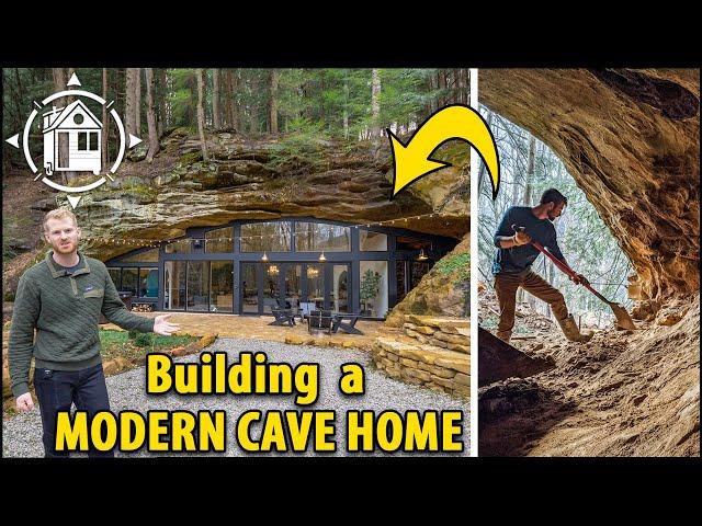 Family builds luxury CAVE HOME (1500 sq ft) in Ohio