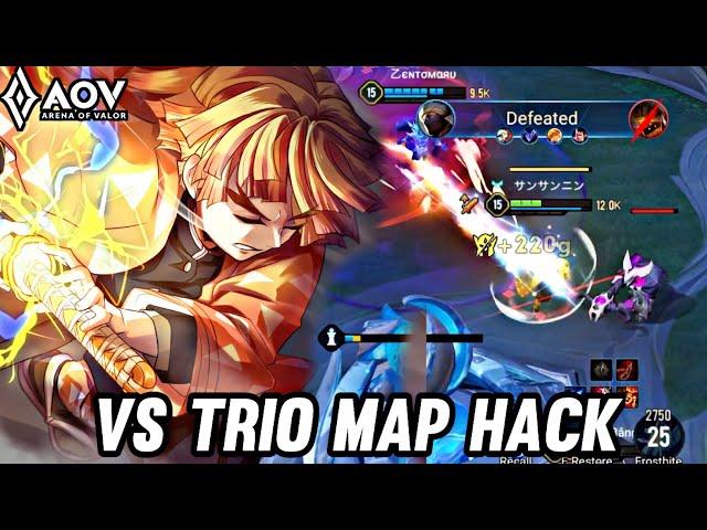 AOV : MURAD GAMEPLAY | VS 3 MAP HACK - ARENA OF VALOR LIÊNQUÂNMOBILE ROV