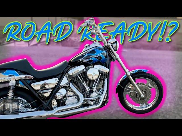 Wrapping up Milhouse's 1986 FXRS, DUAL BRAKE CONVERSION Part 2