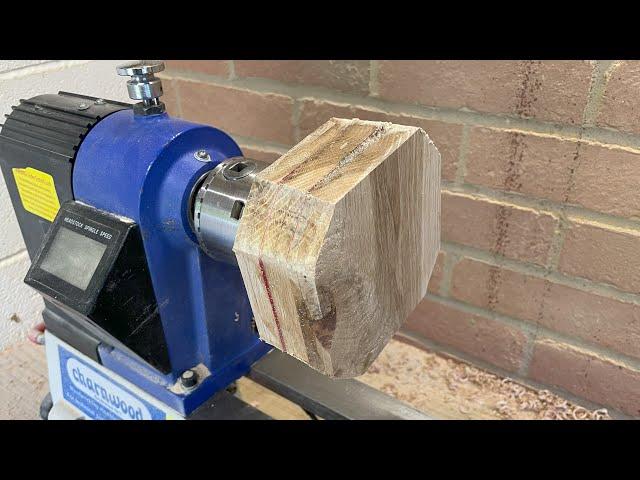 Solid Oak Flooring into a Beautiful Bowl - Wood turning