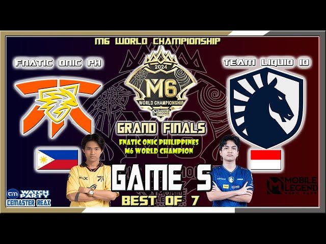 FNATIC ONIC PH vs TLID Game 5 | FNOP M6 CHAMPION GRAND FINALS | FNOP vs TLID | M6 World Championship