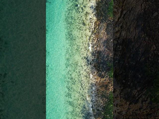 Blue Water & Waves of Phi Phi from Above