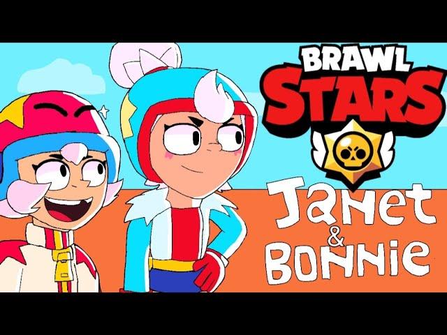 JANET AND BONNIE | BRAWL STARS ANIMATION.