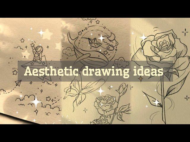 aesthetic drawing ideas!!! you must try!!!!!!!