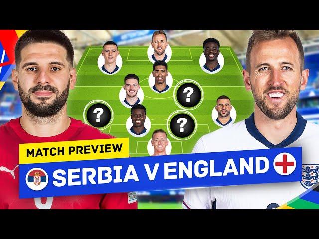 England's FIRST Game Of EURO 2024! Serbia vs England Tactical Preview