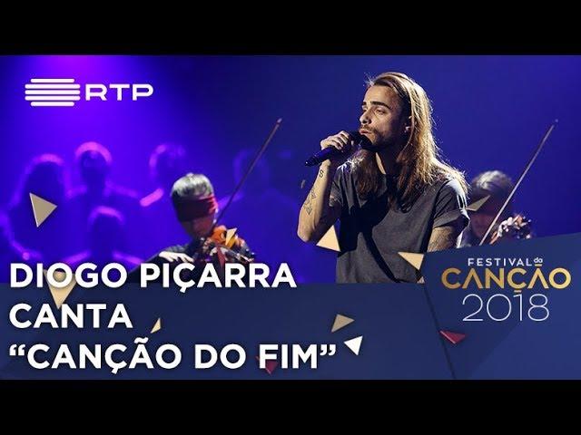 Canção n.º 4: Diogo Piçarra - "Canção do Fim" - 2.ª Semifinal | Festival da Canção 2018