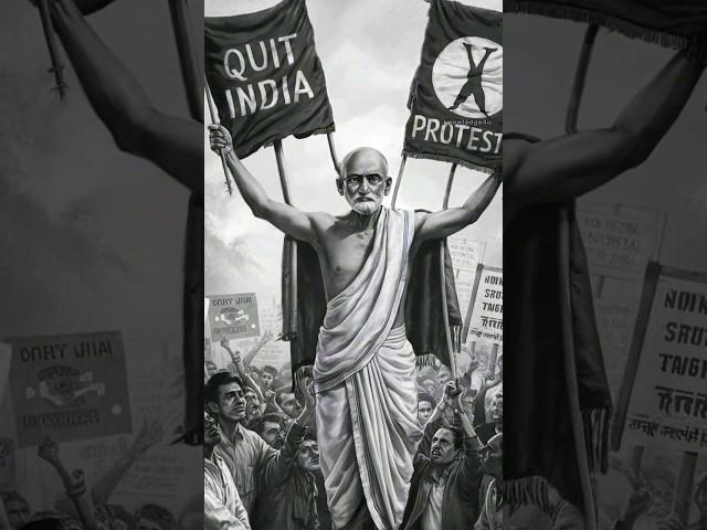 why Gandhi ji start a Quit India Movement? #ytshorts #facts