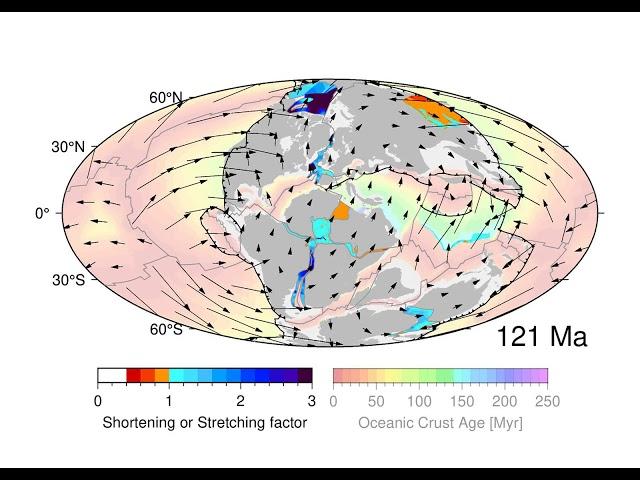 Global plate tectonic reconstruction with continental deformation