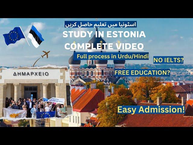 Study In Estonia Complete Guide | Visa | Scholarship | Temporary Residency | #studyinestonia