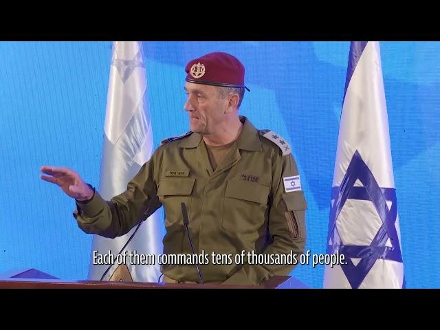 Farewell Speech from the Outgoing IDF Chief of the General Staff LTG Herzi Halevi