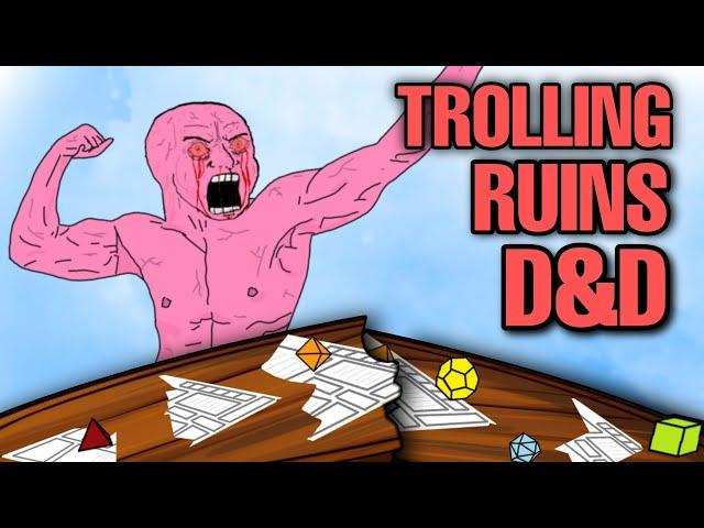 Annoying Troll Gets Killed (In D&D)