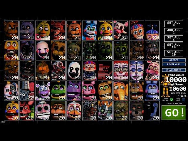 FNAF UCN 50/20 MODE COMPLETED!!!