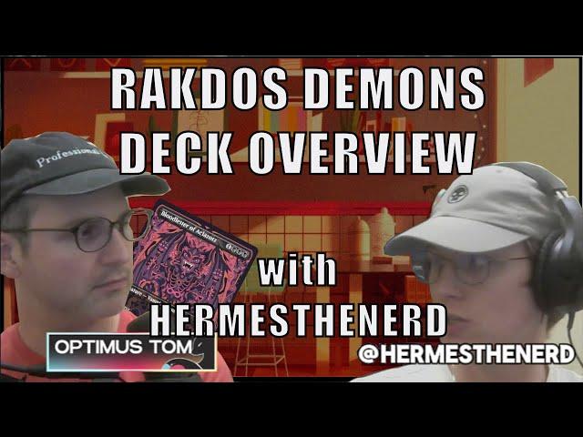 Rakdos Demons is the new Vampires! | Interview & Deck Tech with RC DC Competitor HermesTheNerd