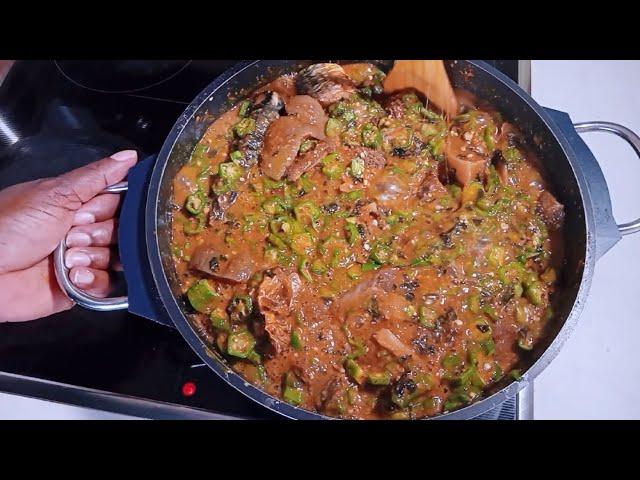 How To Make Okra And Ogbono Soup | Step- By- Step