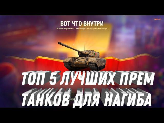 ТОП 5 ЛУЧШИХ ПРЕМ ТАНКОВ ДЛЯ НАГИБА И ФАРМА В 2025 ГОДУ. ПОВЕЗЛО ЕСЛИ ЕСТЬ ХОТЯ БЫ ОДИН ТАНК1!