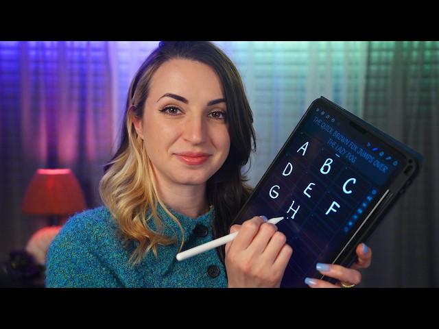 ASMR | Making My Handwriting a Font on my iPad