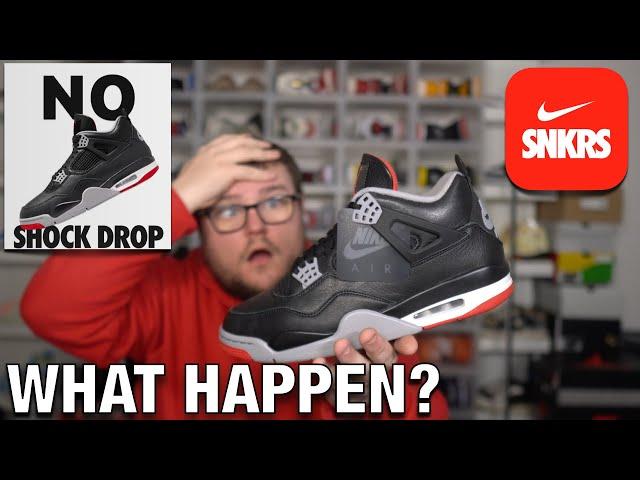 NO SHOCK DROP FOR JORDAN 4 BRED REIMAGINED!! WHAT DOES THIS MEAN?