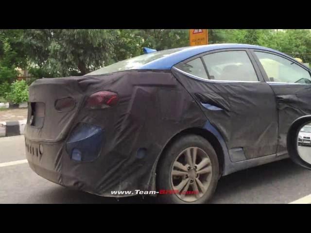 2016 Elantra Spotted Testing in India - Team-BHP