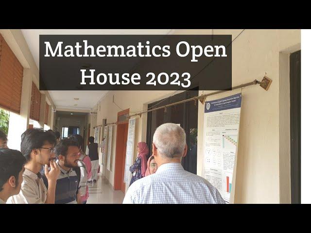 First Open House 2023 of BS Mathematics|| SNS|| NUST