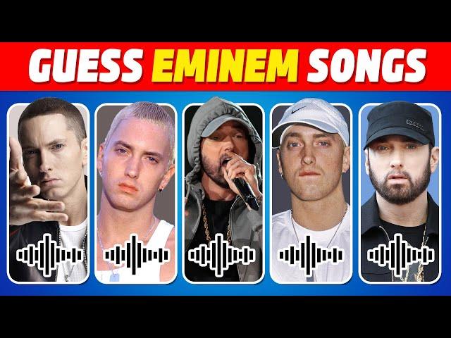 Guess 35 Eminem songs | Guess the song quiz | Eminem Songs Quiz 2024 | Are you real stan?