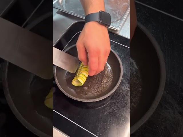Zucchini-coated fish ⭐️⭐️ Michelin star recipe