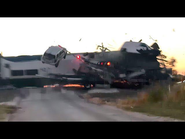 Craziest Train Collisions and Mistakes Caught On Camera