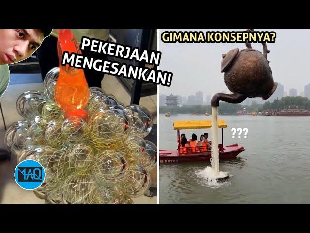 PEKERJAAN MENGESANKAN! Inilah Video Mengagumkan Dari Pekerja Luar Biasa Dengan Alat Canggih!