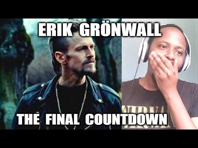 Rock DJ Reacts | ERIK GRÖNWALL "The Final Countdown" REACTION