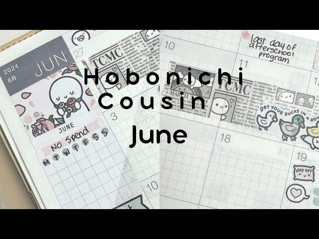 It’s a new month let’s plan out June | Hobonichi Cousin | TheCoffeeMonsterzCo June Monthly