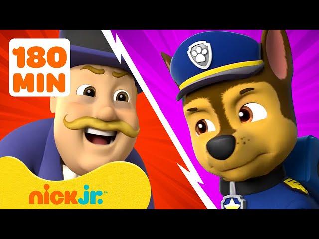 PAW Patrol Pups vs. Mayor Humdinger! #2 w/ Chase | 3 Hour Compilation | Nick Jr.