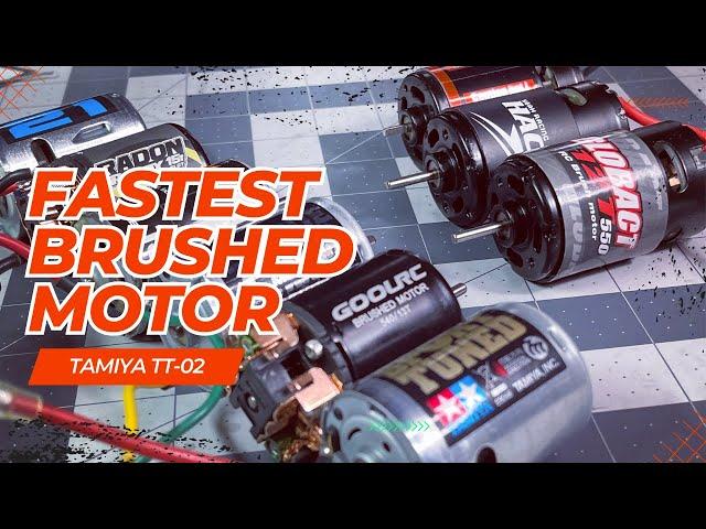 Speed Testing TT-02 Motors Brushed Sport Tuned Reedy Radon Globact Hackmoto 540 550 13T 15T 21T