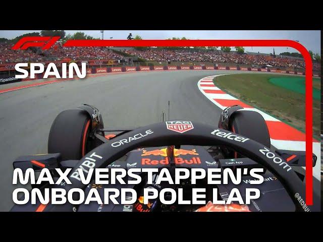 Max Verstappen's Pole Lap | 2023 Spanish Grand Prix | Pirelli