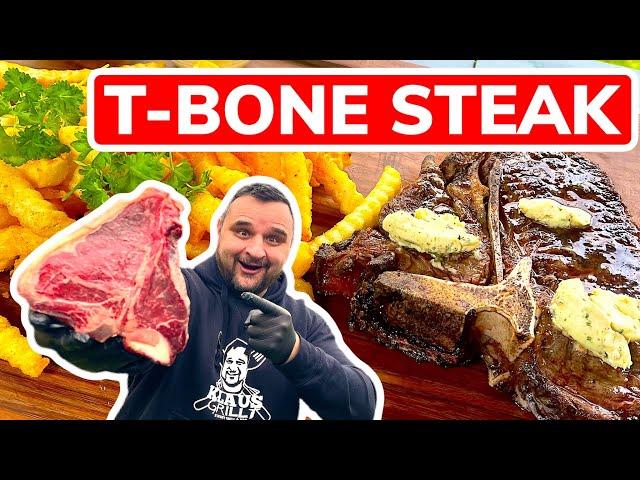  T-BONE STEAK GRILLEN !!! MIT DIESEN TRICKS schmeckts wie im STEAKHOUSE --- Klaus grillt