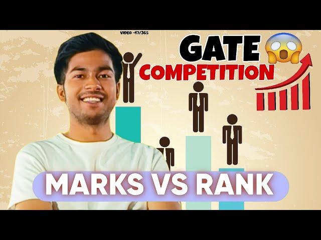 GATE COMPETITION | MARKS VS RANK | VIDEO -47/365