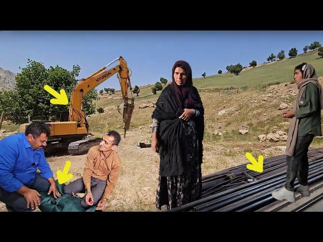 Fariba's will for a better life: Buying materials to build a new house
