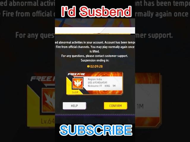 Free Fire Id Ban For Susbend - 2024 | How To Unban Free Fire Account #shorts #viral #ffban