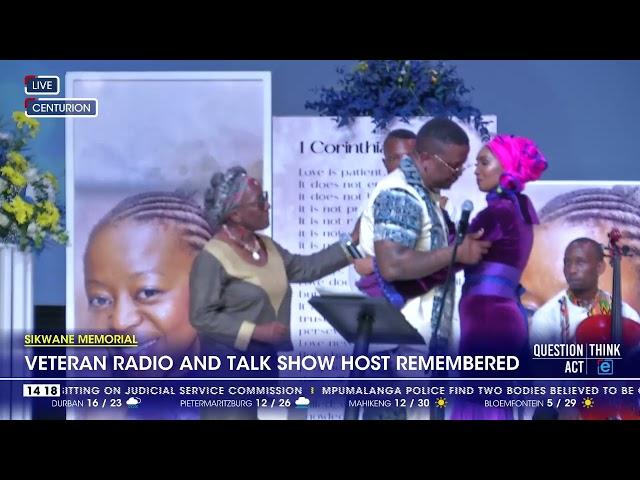 Sikwane Memorial | Veteran radio and talk show host remembered