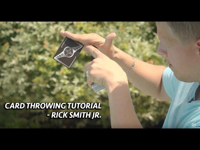 Card Throwing Tutorial | Rick Smith Jr.