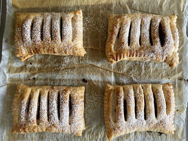 Fagottini di pasta sfoglia con Nutella