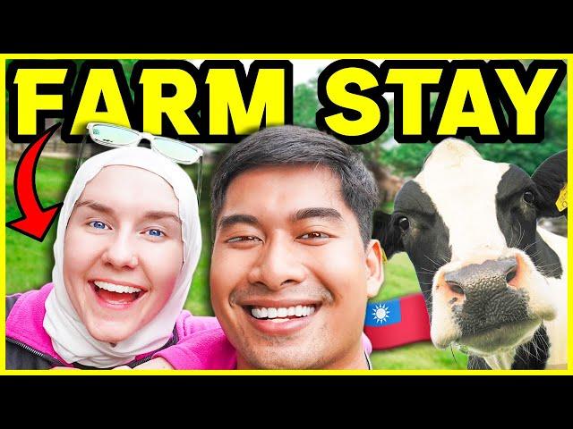 WE STAYED ON A FARM IN TAIWAN! (SO FUN) 