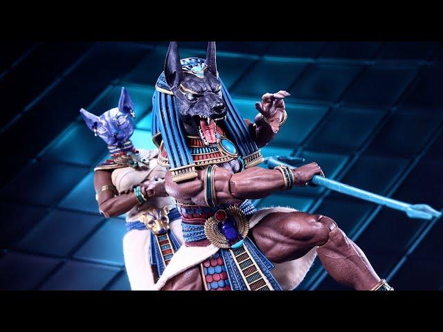 Figura Obscura Anubis and Bastet Review - Gods of Ancient Egypt Action Figures