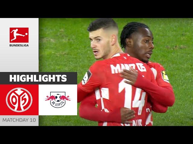 IMPORTANT Win vs. Leipzig! |  Mainz 05 - RB Leipzig 2-0 | Highlights | Matchday 10  Bundesliga 23/24