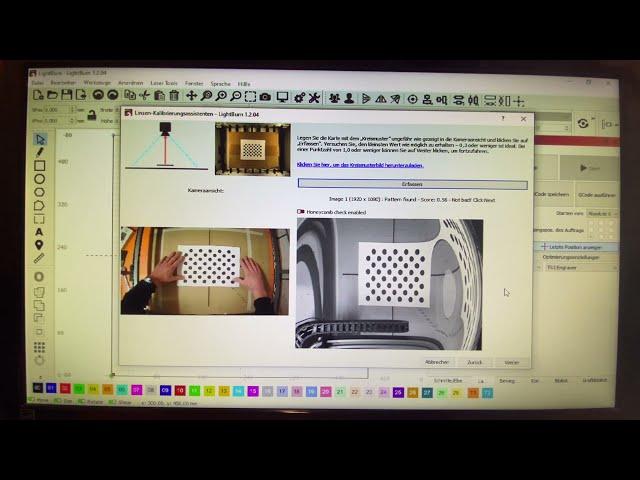 Lightburn Kamera einrichten von A-Z