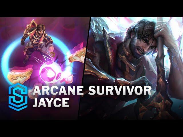 Arcane Survivor Jayce Skin Spotlight - Pre-Release - PBE Preview - League of Legends