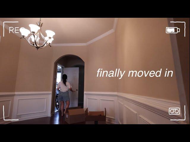 VLOG | we’re all moved in  a tiring week fully moving out/in