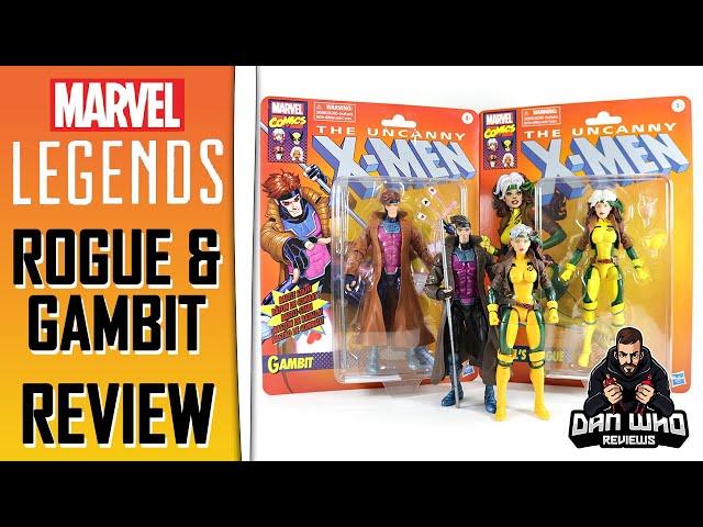 Marvel Legends Retro X-Men Rogue & Gambit Review & Comparison