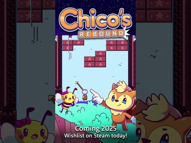 Chico's Rebound - puzzle block-breaking action, coming 2025! #indiegame #steam #gaming