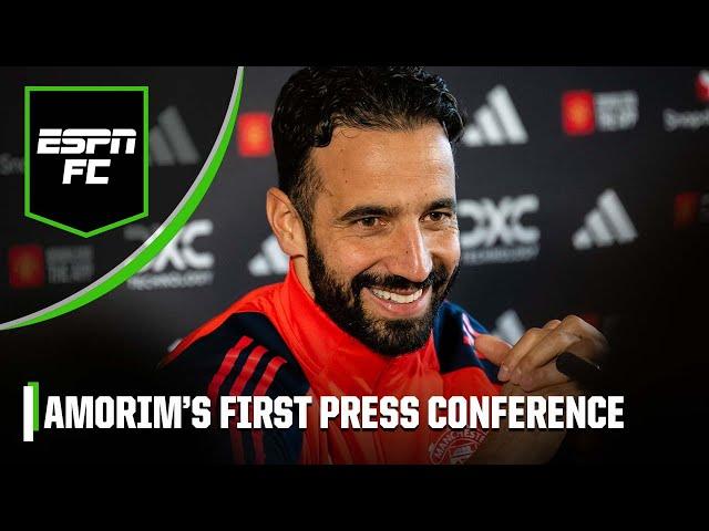 The BEST of Ruben Amorim’s first Manchester United press conference  | ESPN FC