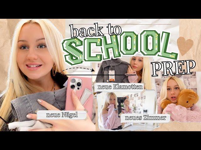 1. Schultag Prep with Me ! Zimmer umdekorieren, Klamotten Haul & neue Nägel | MaVie Noelle